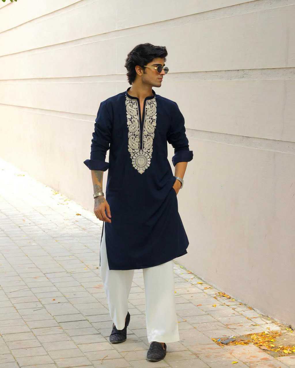 Ivory Regal Zardozi Kurta