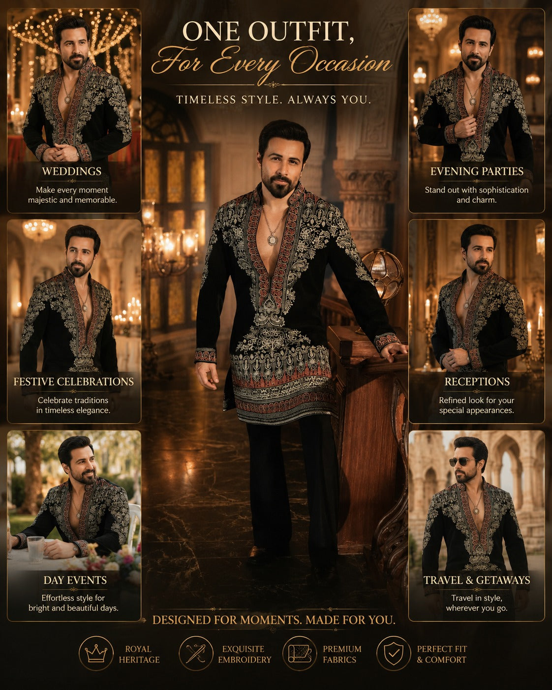 Luxury Ethnic Japanese Fabrics kurta